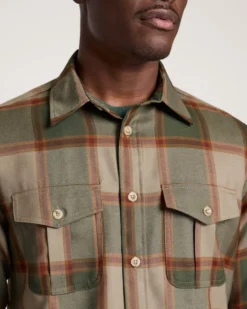 MEN'S PLAID HARRISON MERINO SHIRT