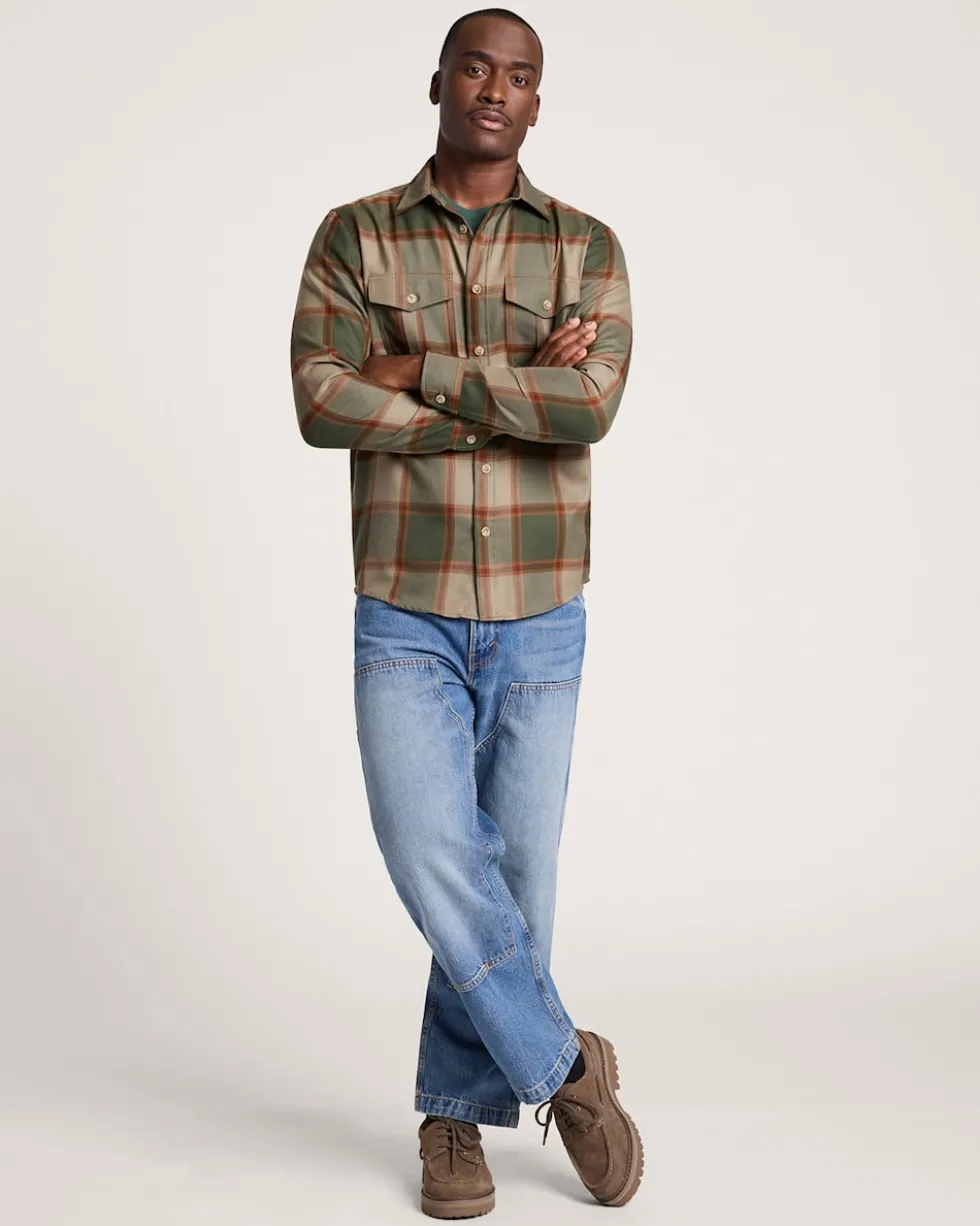 MEN'S PLAID HARRISON MERINO SHIRT