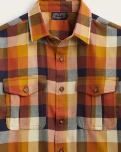 MEN'S PLAID HARRISON MERINO SHIRT