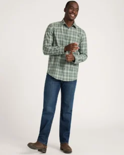MEN'S PLAID MERINO LODGE SHIRT