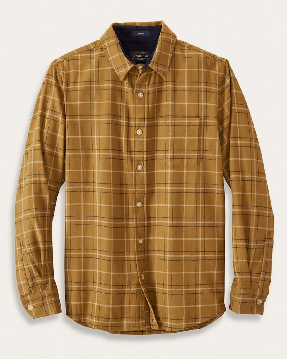 MEN'S PLAID MERINO LODGE SHIRT