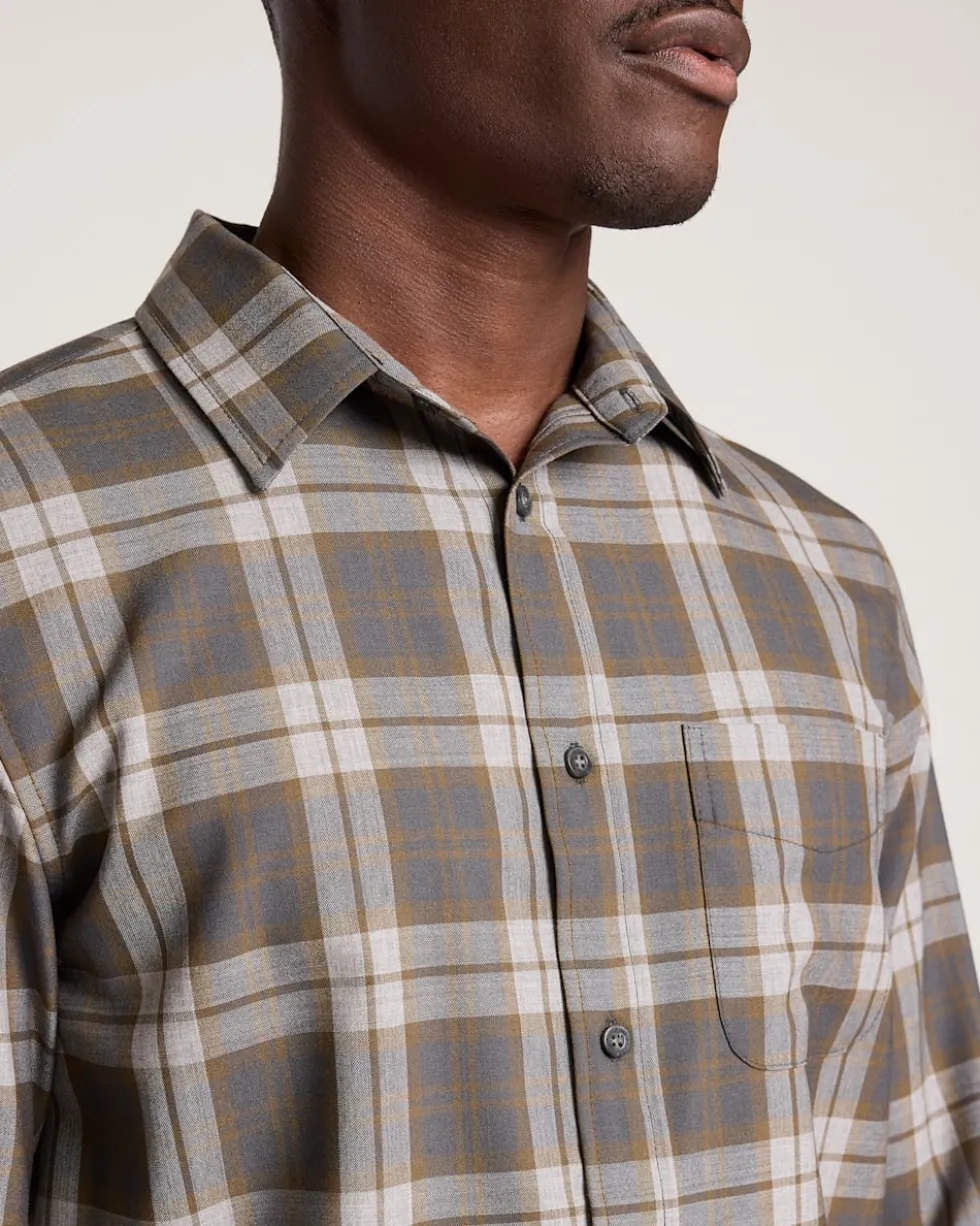 MEN'S PLAID MERINO LODGE SHIRT