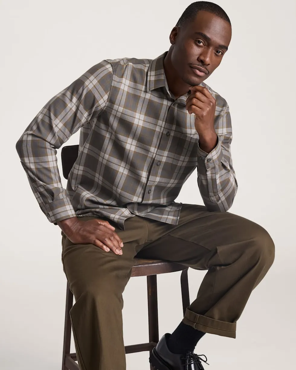 MEN'S PLAID MERINO LODGE SHIRT