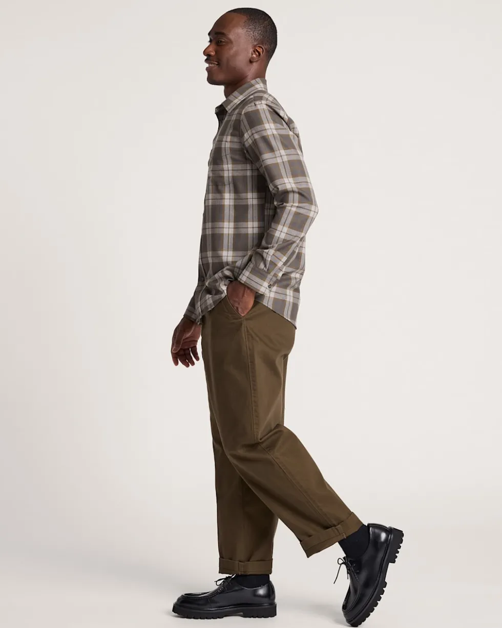 MEN'S PLAID MERINO LODGE SHIRT