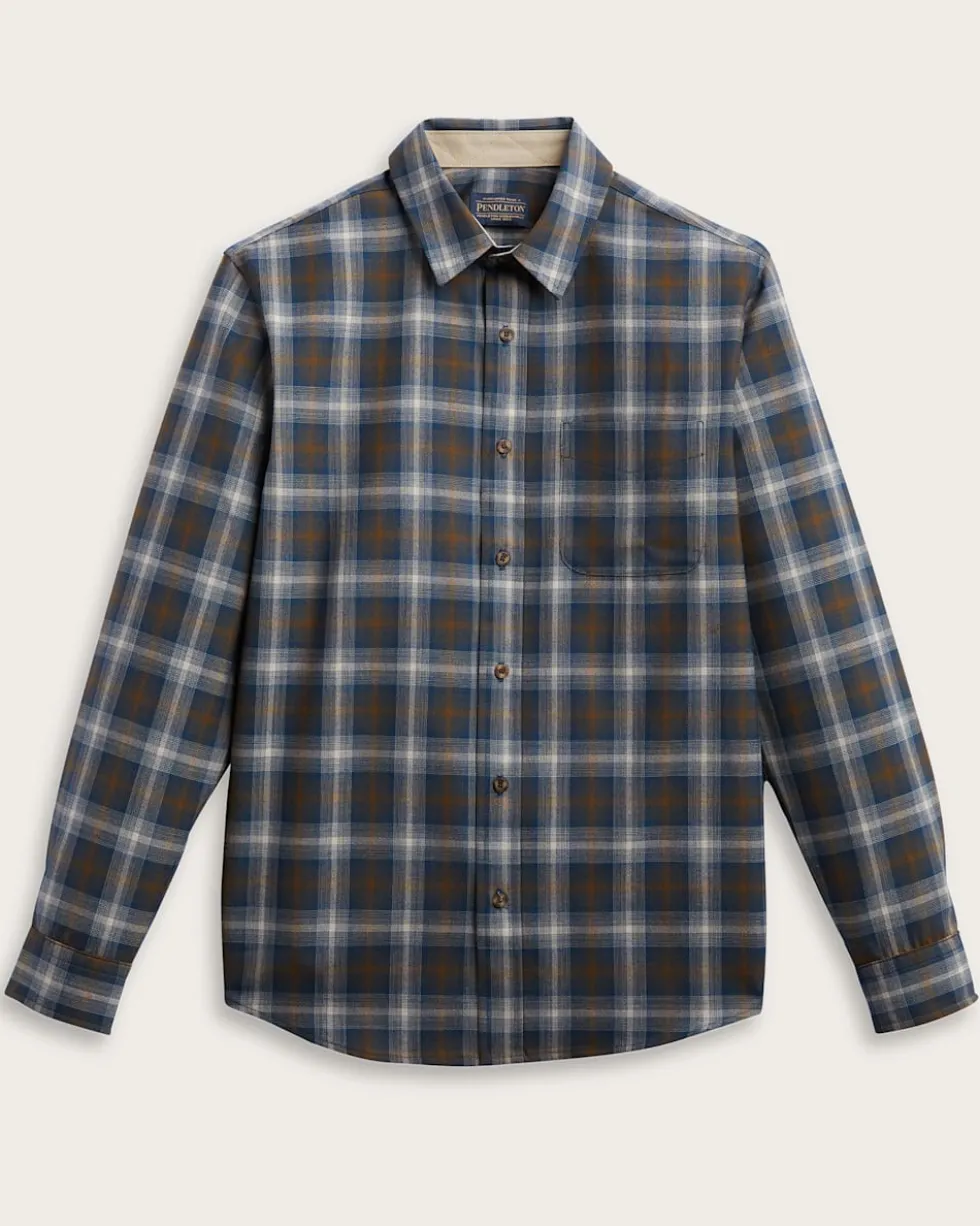 MEN'S PLAID MERINO LODGE SHIRT