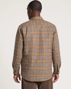 MEN'S PLAID QUILTED CPO JACKET