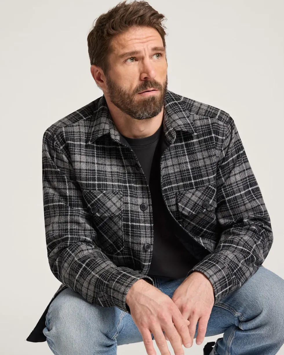 MEN'S PLAID QUILTED CPO JACKET