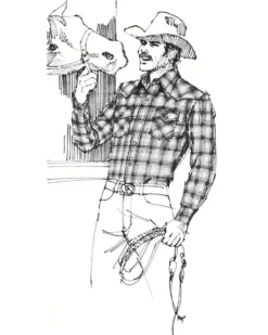 MEN'S PLAID SNAP-FRONT WESTERN CANYON SHIRT