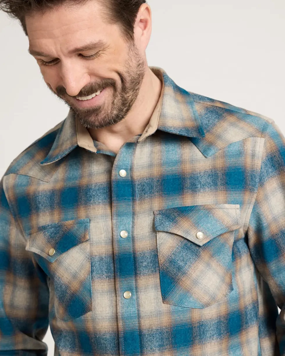 MEN'S PLAID SNAP-FRONT WESTERN CANYON SHIRT