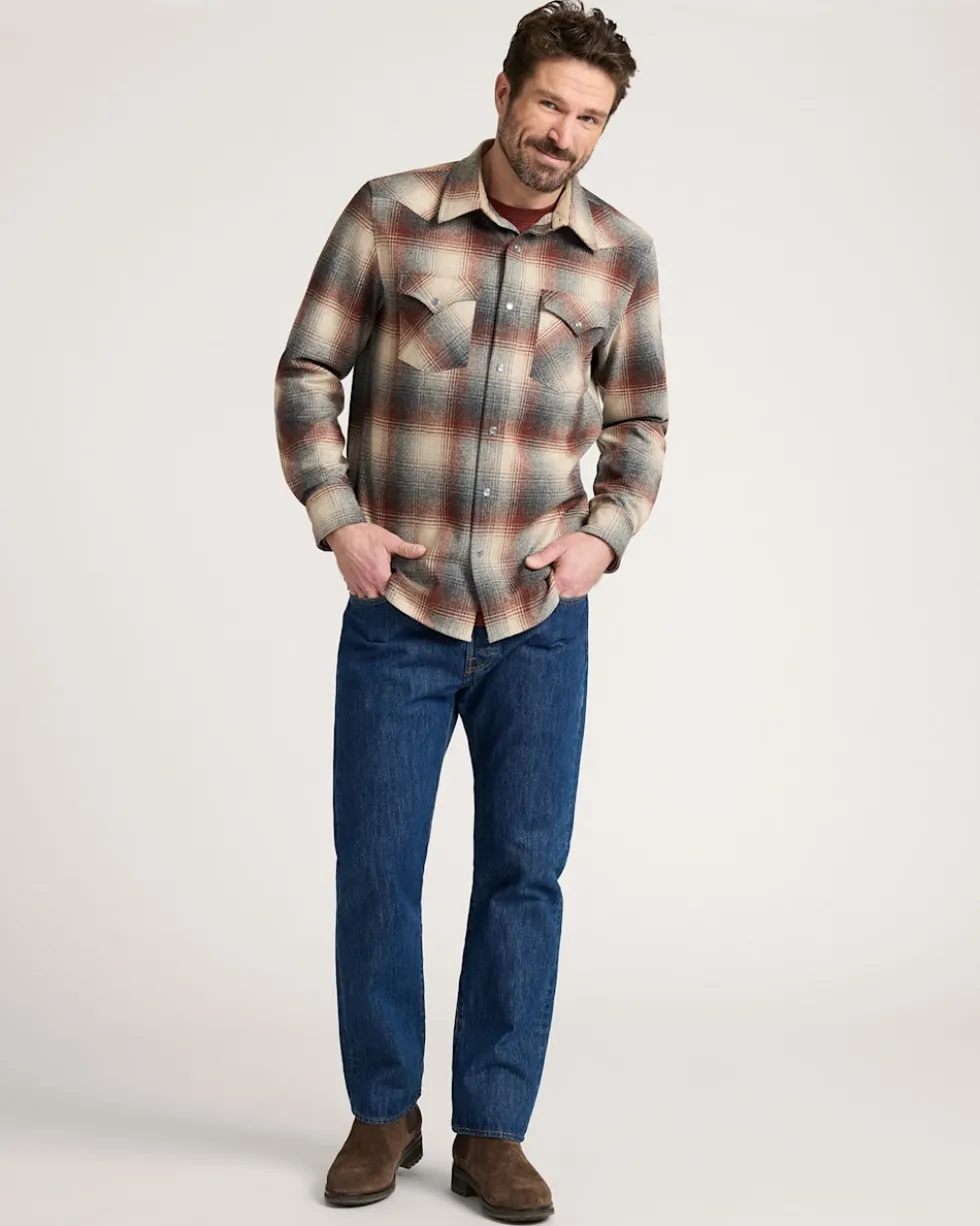 MEN'S PLAID SNAP-FRONT WESTERN CANYON SHIRT