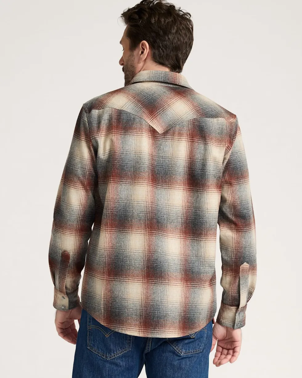 MEN'S PLAID SNAP-FRONT WESTERN CANYON SHIRT