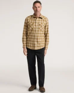 MEN'S PLAID SNAP-FRONT WESTERN CANYON SHIRT