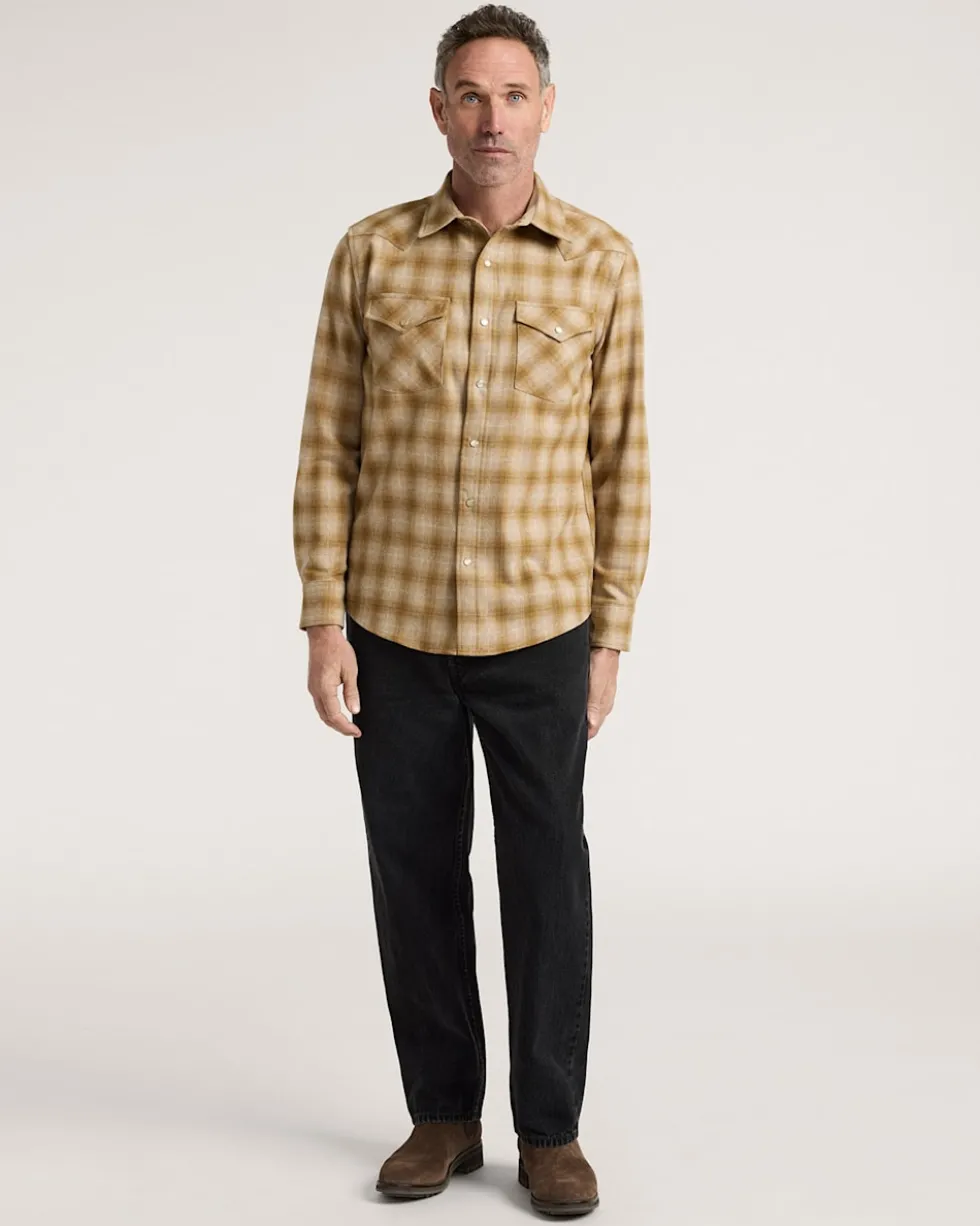 MEN'S PLAID SNAP-FRONT WESTERN CANYON SHIRT