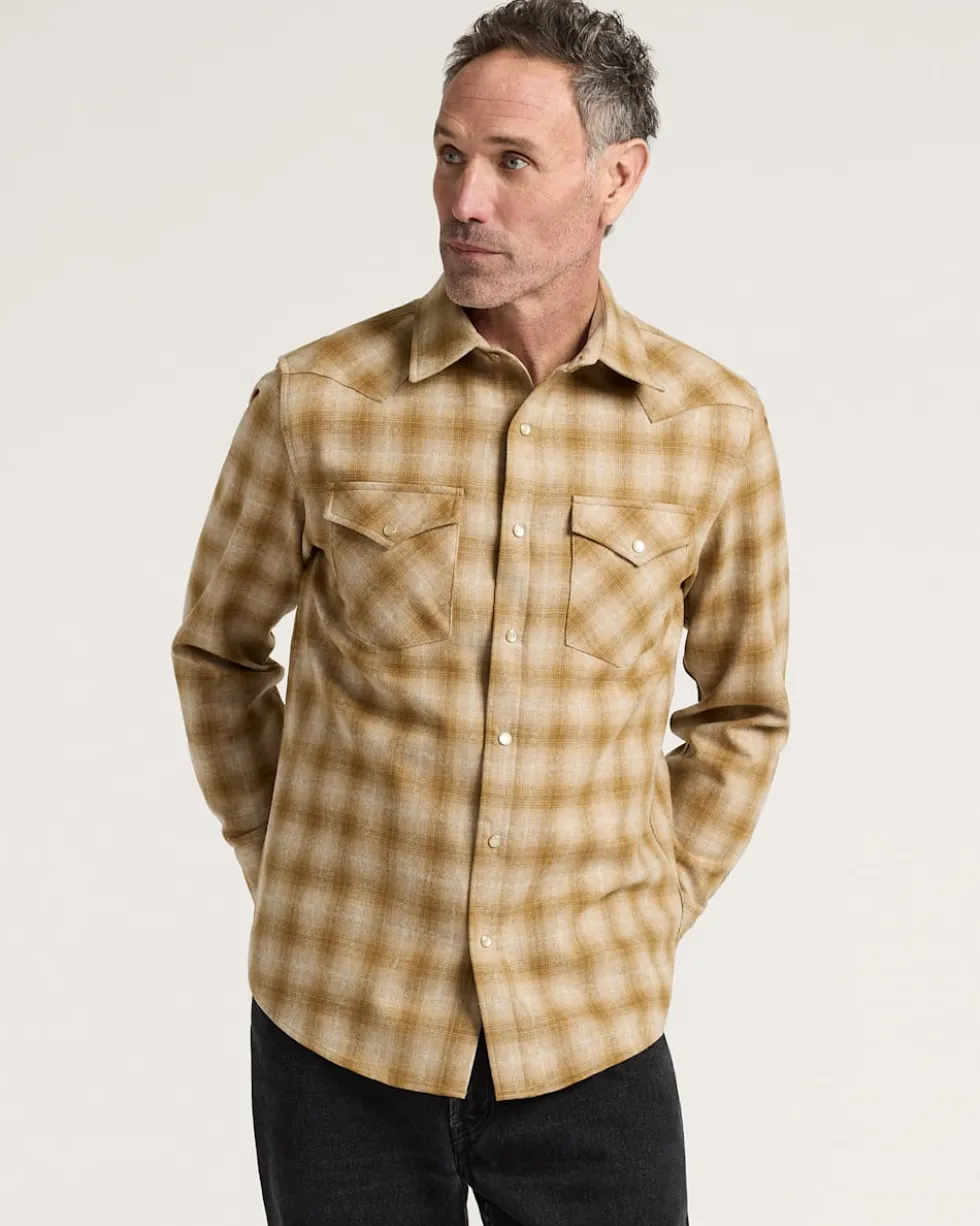 MEN'S PLAID SNAP-FRONT WESTERN CANYON SHIRT