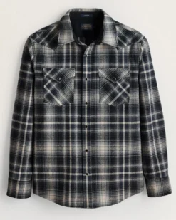MEN'S PLAID SNAP-FRONT WESTERN CANYON SHIRT