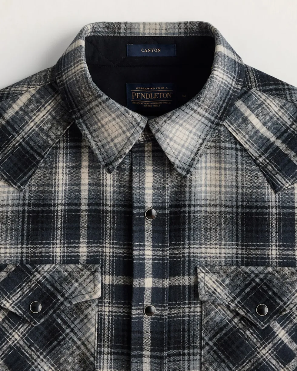 MEN'S PLAID SNAP-FRONT WESTERN CANYON SHIRT