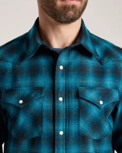 MEN'S PLAID SNAP-FRONT WESTERN CANYON SHIRT