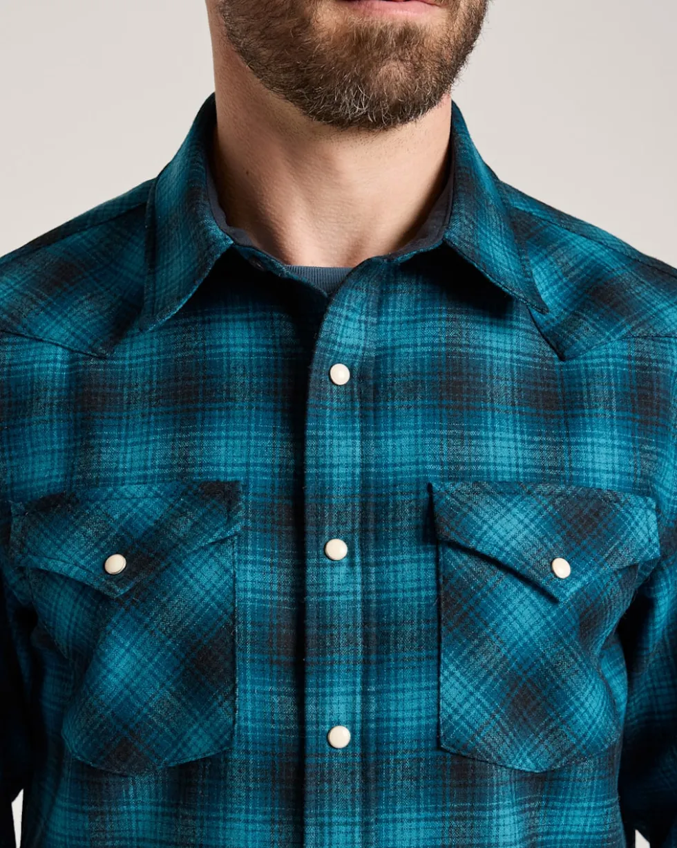 MEN'S PLAID SNAP-FRONT WESTERN CANYON SHIRT