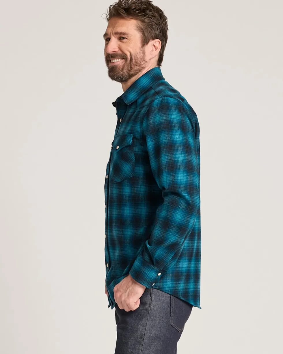 MEN'S PLAID SNAP-FRONT WESTERN CANYON SHIRT