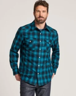 MEN'S PLAID SNAP-FRONT WESTERN CANYON SHIRT