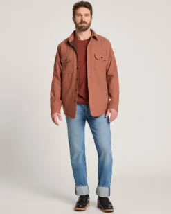 MEN'S QUILTED CPO JACKET