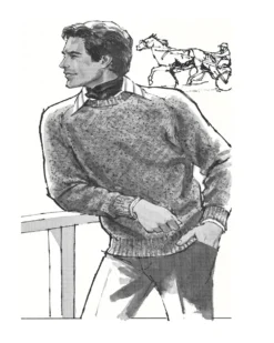 MEN'S SHETLAND COLLECTION SWEATER