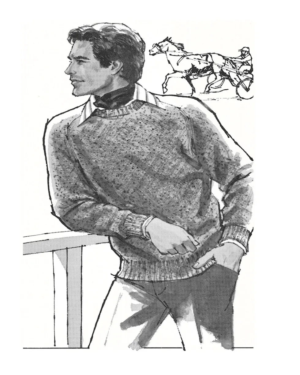 MEN'S SHETLAND COLLECTION SWEATER