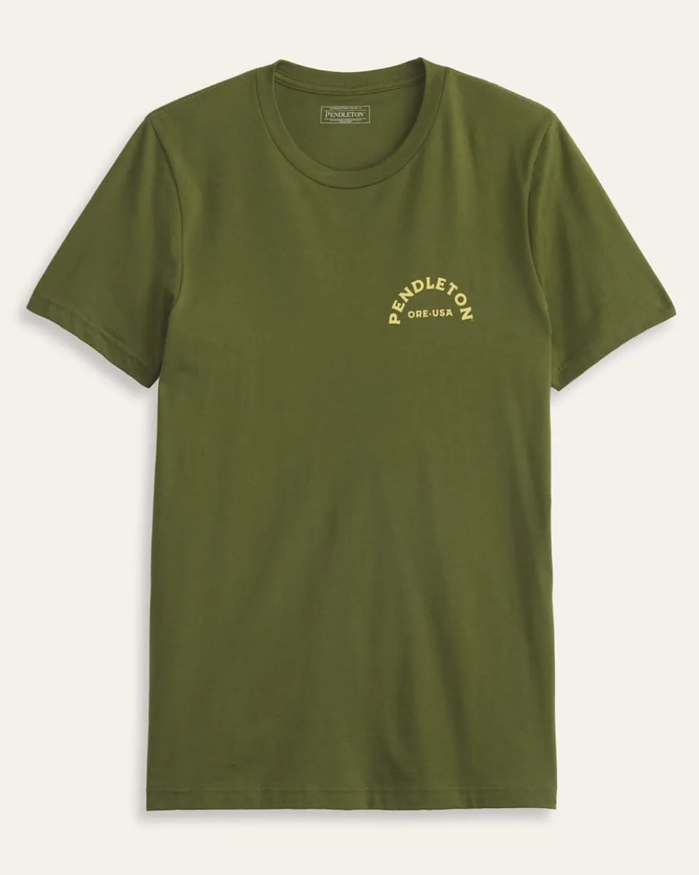 MEN'S SHORT-SLEEVE BEAR GRAPHIC TEE