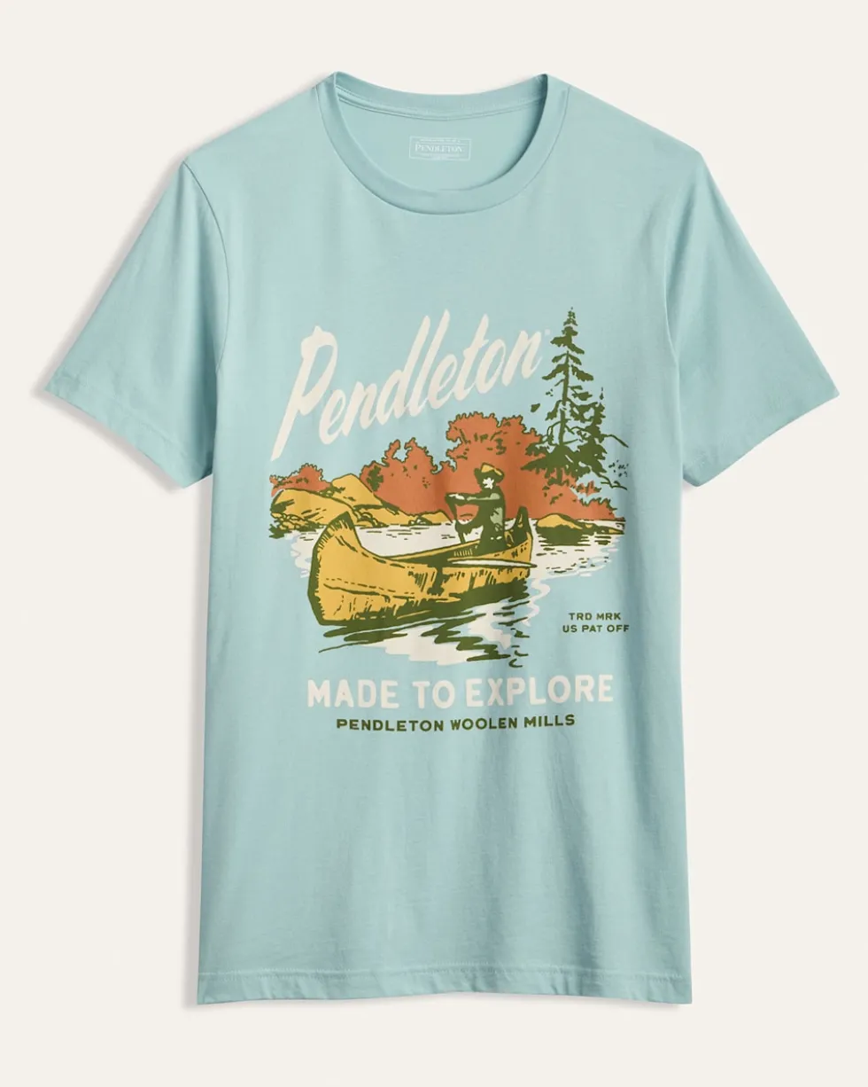 MEN'S SHORT-SLEEVE CANOE GRAPHIC TEE
