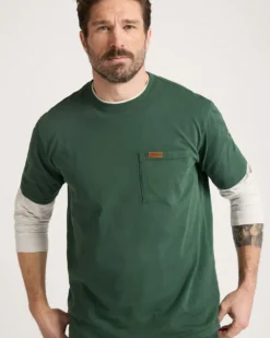 MEN'S SHORT-SLEEVE DESCHUTES POCKET TEE
