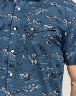MEN'S SHORT-SLEEVE LARAMIE SNAP-FRONT SHIRT