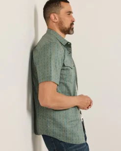 MEN'S SHORT-SLEEVE LARAMIE SNAP-FRONT SHIRT