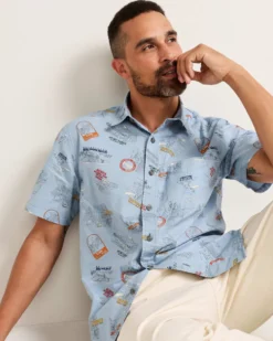 MEN'S SHORT-SLEEVE NATIONAL PARK SHORELINE SHIRT