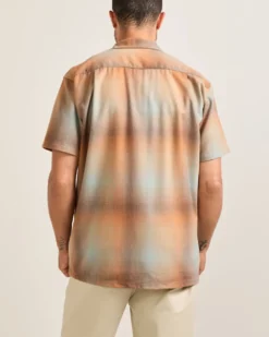 MEN'S SHORT-SLEEVE PLAID BOARD SHIRT