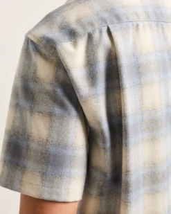 MEN'S SHORT-SLEEVE PLAID BOARD SHIRT