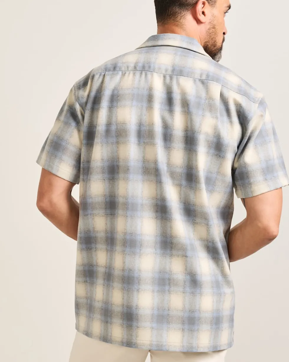 MEN'S SHORT-SLEEVE PLAID BOARD SHIRT