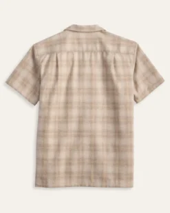MEN'S SHORT-SLEEVE PLAID BOARD SHIRT