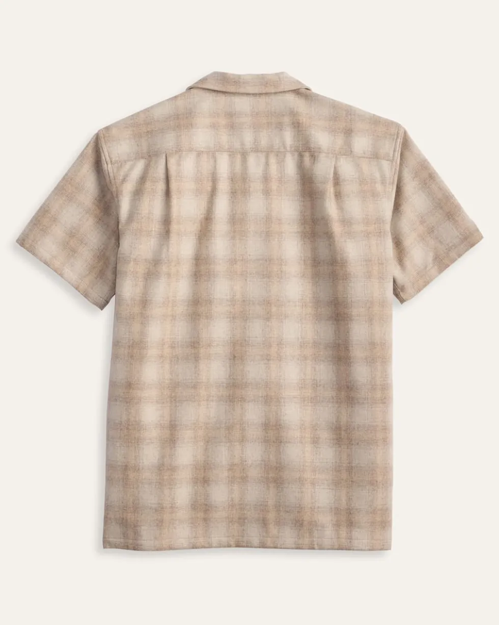 MEN'S SHORT-SLEEVE PLAID BOARD SHIRT