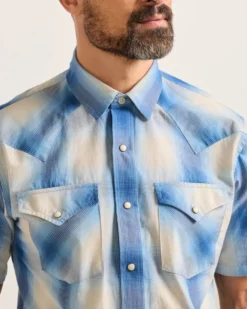 MEN'S SHORT-SLEEVE PLAID FRONTIER SHIRT