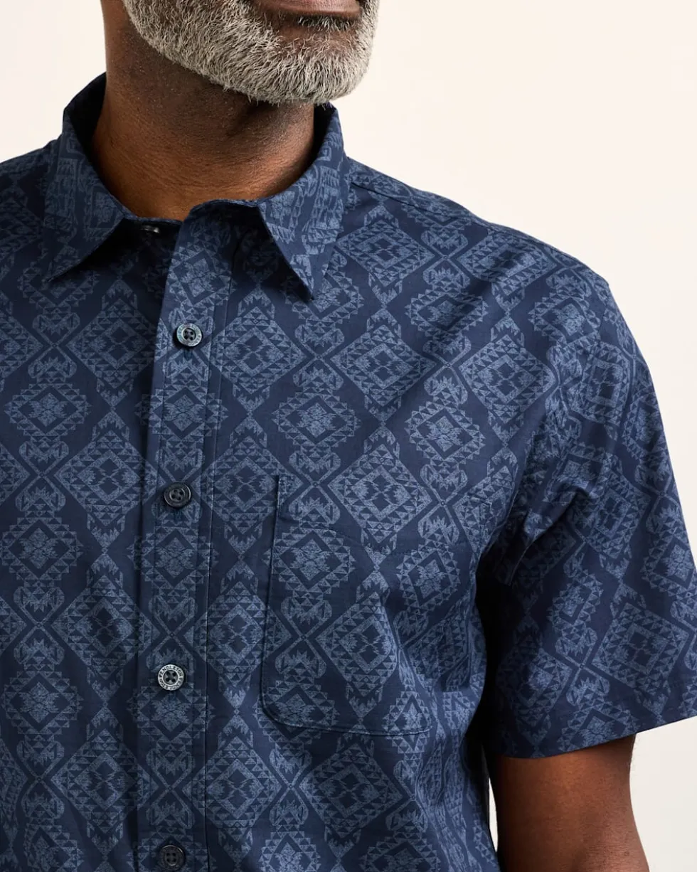 MEN'S SHORT-SLEEVE SHORELINE COTTON SHIRT