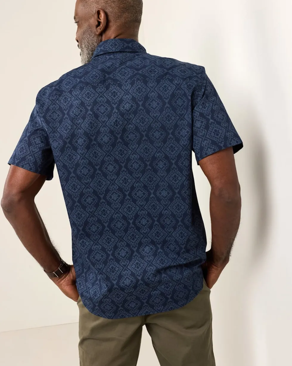 MEN'S SHORT-SLEEVE SHORELINE COTTON SHIRT