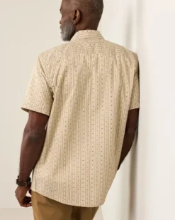 MEN'S SHORT-SLEEVE SHORELINE COTTON SHIRT