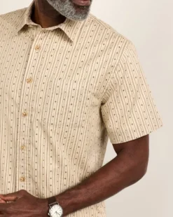 MEN'S SHORT-SLEEVE SHORELINE COTTON SHIRT