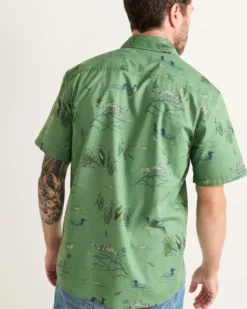 MEN'S SHORT-SLEEVE SHORELINE COTTON SHIRT