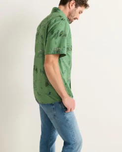 MEN'S SHORT-SLEEVE SHORELINE COTTON SHIRT