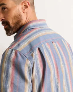 MEN'S SHORT-SLEEVE STRIPE BAYSIDE SHIRT