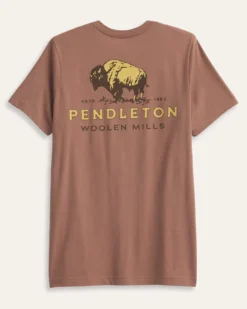 MEN'S SHORT-SLEEVE VINTAGE BISON GRAPHIC TEE