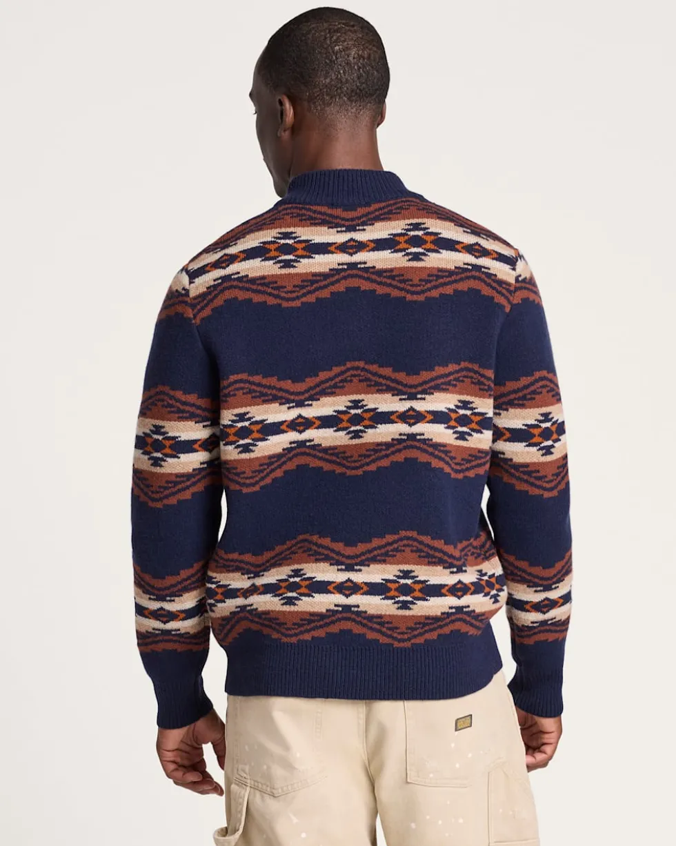 MEN'S TUMALO RIDGE LAMBSWOOL QUARTER-ZIP SWEATER