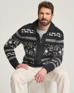 MEN'S WESTERLEY DONEGAL LAMBSWOOL CARDIGAN