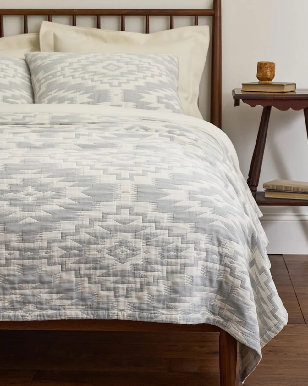 MESILLA COTTON MATELASSE COVERLET SET